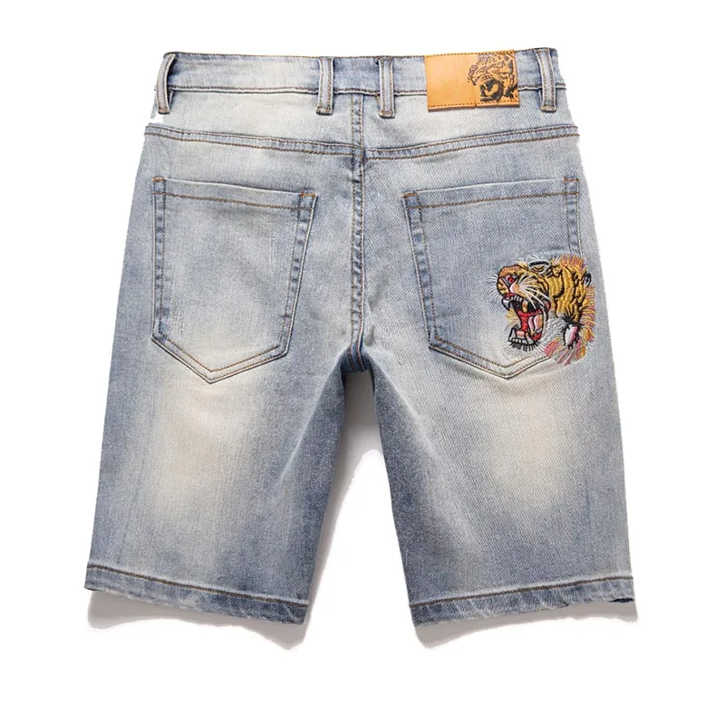 Summer Brand Fit Straight Men's Denim Shorts High Quality Cotton Classic Fashion Trend Young Men's Slim Jeans Shorts
Summer Brand Fit Straight Men's Denim Shorts High Quality Cotton Classic Fashion Trend Young Men's Slim Jeans Shorts