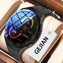 GEJIAN New Silicone Strap Digital Watch Men Sports Watch Electronic LED Mens Smart Watch Mens Clock Waterproof Bluetooth Hour