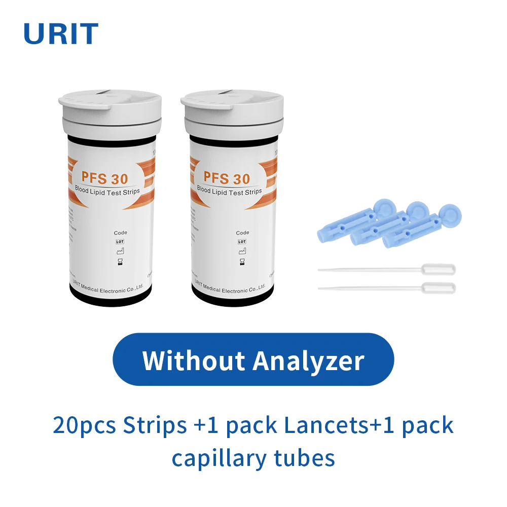 PFS-30A 5in1 Lipid Analyzer Test Strips Total Cholesterol (TC) High Density lipoprotein cholesterol (HDL) triglycerideTest Paper
PFS-30A 5in1 Lipid Analyzer Test Strips Total Cholesterol (TC) High Density lipoprotein cholesterol (HDL) triglycerideTest Paper