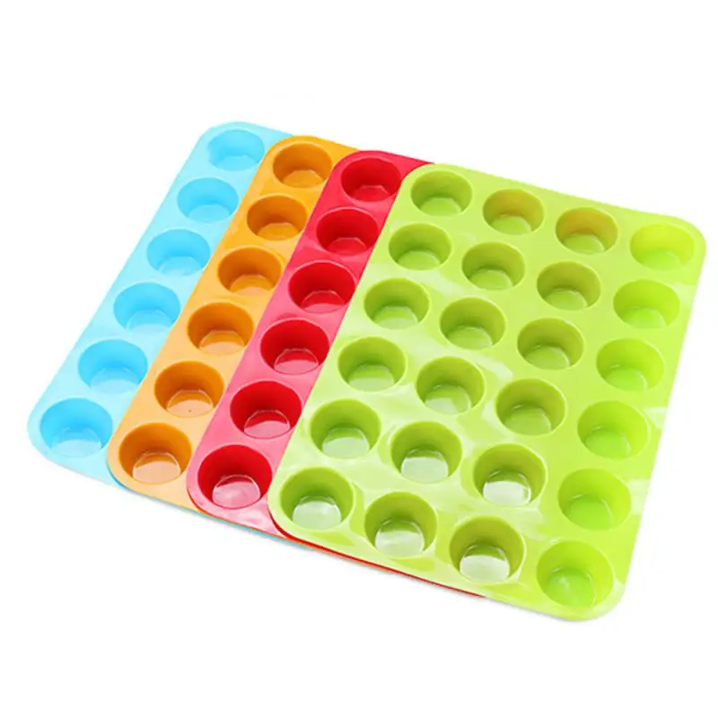 24 Cavity Round Cake Mold Silicone Chocolate Mold DIY Cake Accessories Kitchen Ice Cubes Biscuit Pastry Manual Baking Mould
24 Cavity Round Cake Mold Silicone Chocolate Mold DIY Cake Accessories Kitchen Ice Cubes Biscuit Pastry Manual Baking Mould