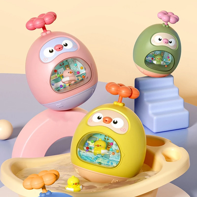 Little Yellow Duck Paddling Tumbler Toy Baby Bathing Children Water Spray Duck Boys girls Bathroom Toy Birthday Gift A2UB
Little Yellow Duck Paddling Tumbler Toy Baby Bathing Children Water Spray Duck Boys girls Bathroom Toy Birthday Gift A2UB