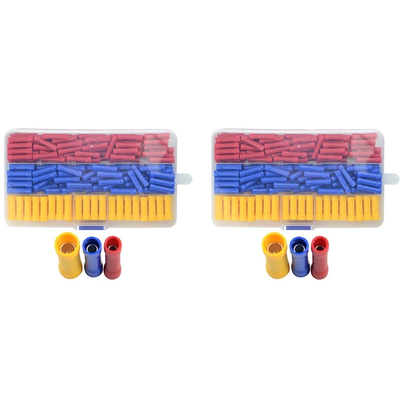 400 PCS Insulated Straight Wire Butt Splice Terminals Electrical Crimp Connector Assortment Kit
400 PCS Insulated Straight Wire Butt Splice Terminals Electrical Crimp Connector Assortment Kit