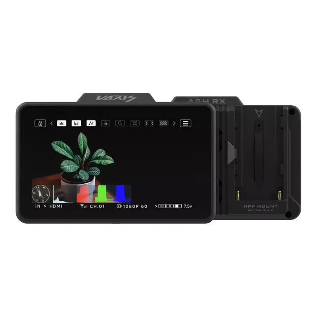 Vaxis Atom A5H Wireless Monitor HD video monitor ALL-IN-ONE Wireless transmitter Receiver transmisson System For camera DSLR
Vaxis Atom A5H Wireless Monitor HD video monitor ALL-IN-ONE Wireless transmitter Receiver transmisson System For camera DSLR