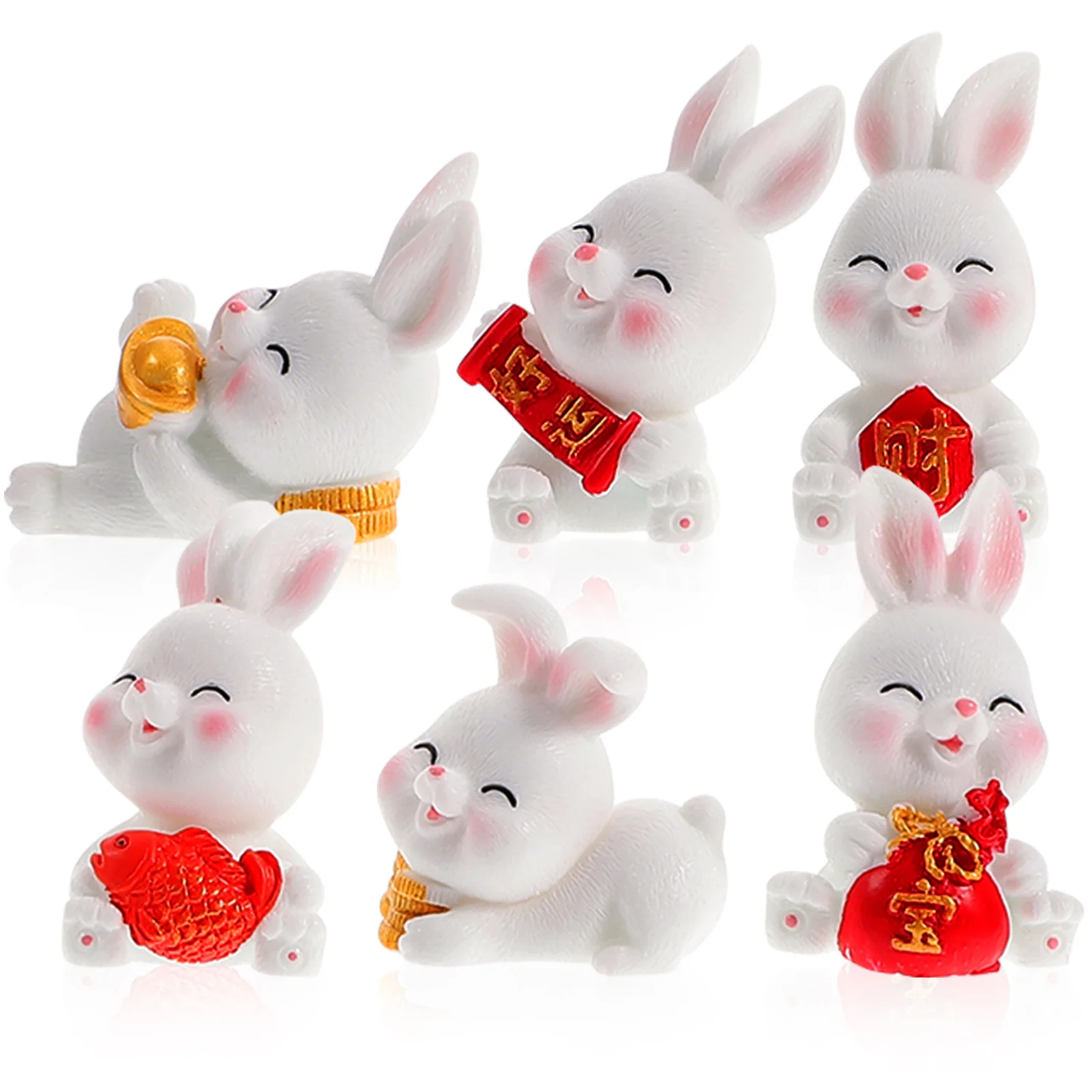 Rabbit Bunny Figurines Decor Chinese Figurine Year Resin Mini Miniature Zodiac Ornament Statue New Animal Figures Ornaments
Rabbit Bunny Figurines Decor Chinese Figurine Year Resin Mini Miniature Zodiac Ornament Statue New Animal Figures Ornaments