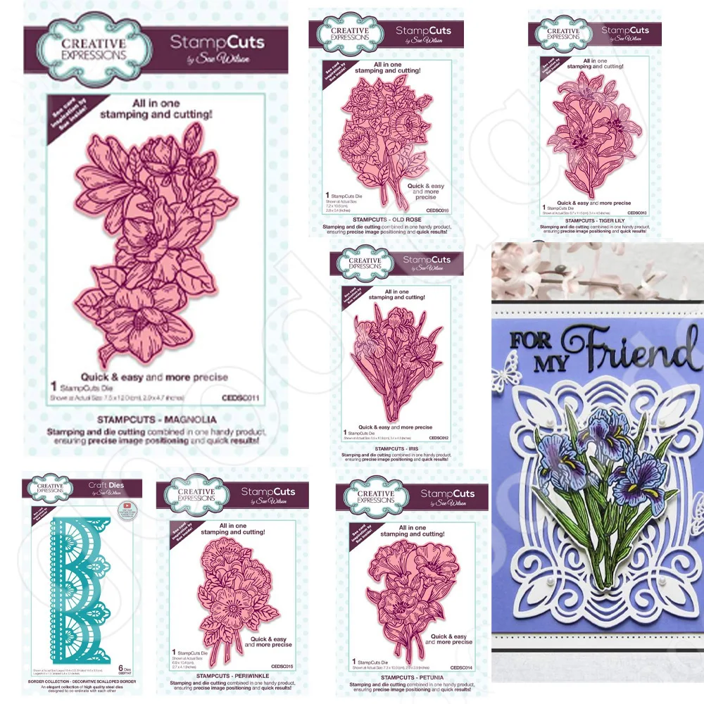 New Spring Delicate Beautiful Flowers Cutting Dies and Stamps Scrapbook Diary Decoration Embossing Template Diy Card Handmade
New Spring Delicate Beautiful Flowers Cutting Dies and Stamps Scrapbook Diary Decoration Embossing Template Diy Card Handmade