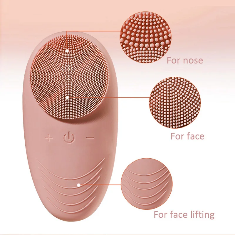 Multifunctional Waterproof Face Wash Machine Ultrasonic Facial Cleanser Mini Deep Electric Silicone Facial Cleansing Brush
Multifunctional Waterproof Face Wash Machine Ultrasonic Facial Cleanser Mini Deep Electric Silicone Facial Cleansing Brush