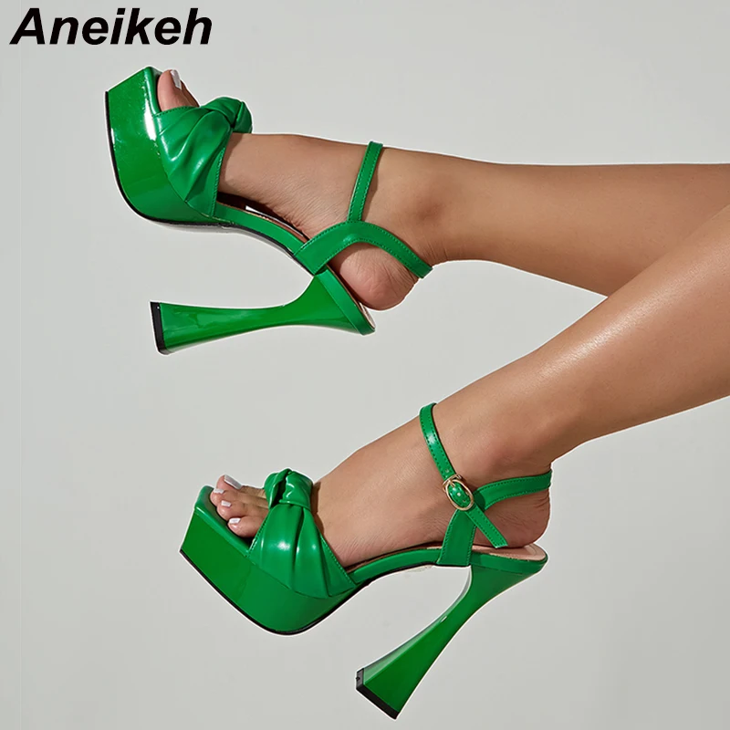 Aneikeh Sexy Modern Shoe Solid PU Thin High Heel Platform Women Sandals 2022 New Arrival Sexy Open Toe Party Wedding Dress Pumps
Aneikeh Sexy Modern Shoe Solid PU Thin High Heel Platform Women Sandals 2022 New Arrival Sexy Open Toe Party Wedding Dress Pumps