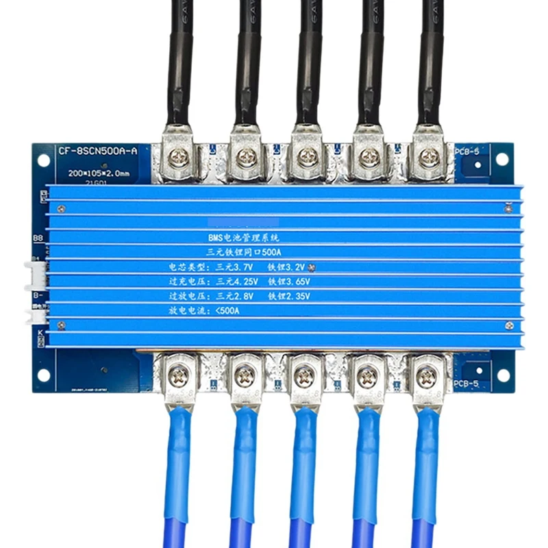 500A Bms Lifepo4 Lithium Ion Battery Charging Board Balancer Equalizer Pcb Temperature Protection Cable For RV/Car
500A Bms Lifepo4 Lithium Ion Battery Charging Board Balancer Equalizer Pcb Temperature Protection Cable For RV/Car