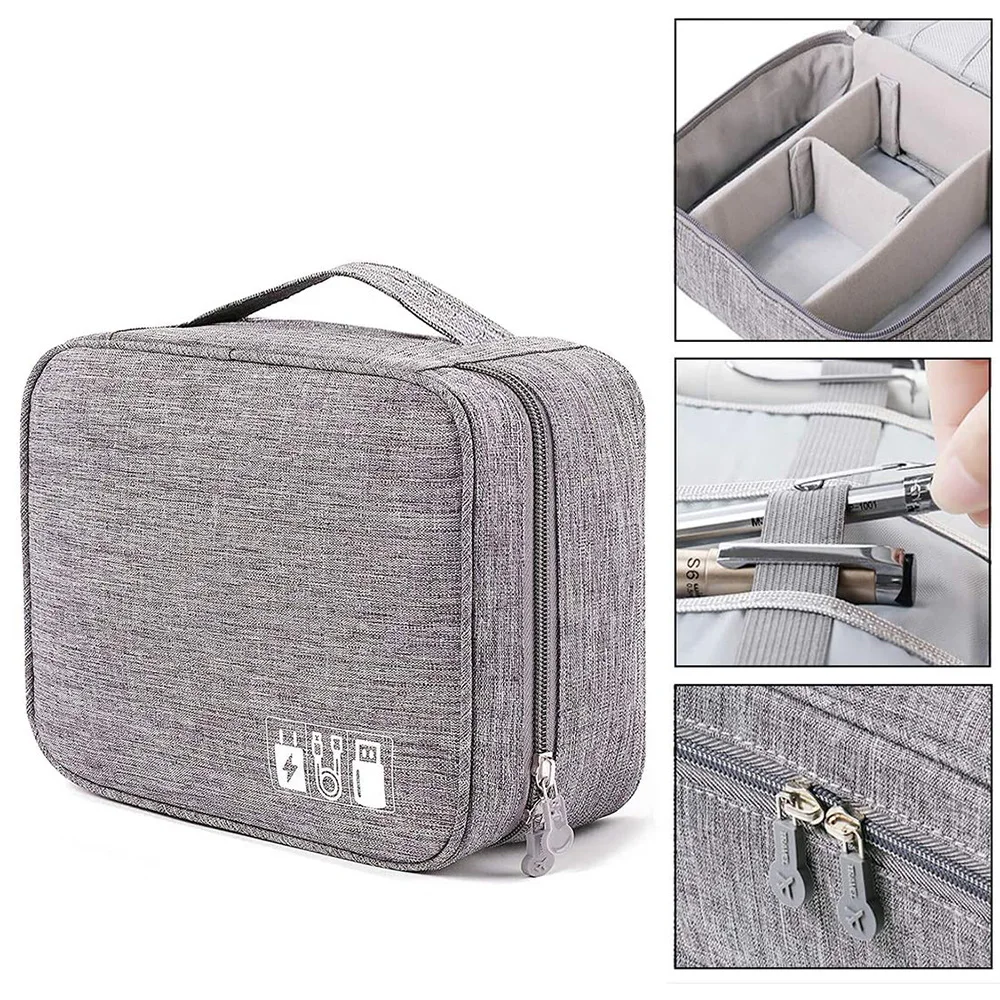 Cable Bag Travel Portable Digital USB Gadget Organizer Charger Wires Cosmetics Tote Storage Bags Kit Case Accessories Supplies
Cable Bag Travel Portable Digital USB Gadget Organizer Charger Wires Cosmetics Tote Storage Bags Kit Case Accessories Supplies