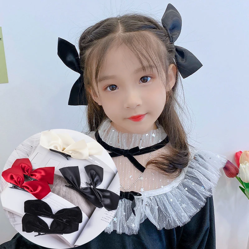 Bows Child Vintage Side Hairpin Cute Girls Barrettes Headdress Women Hair Accessories Bow-knot Headwear Hair Clips For Girls
Bows Child Vintage Side Hairpin Cute Girls Barrettes Headdress Women Hair Accessories Bow-knot Headwear Hair Clips For Girls