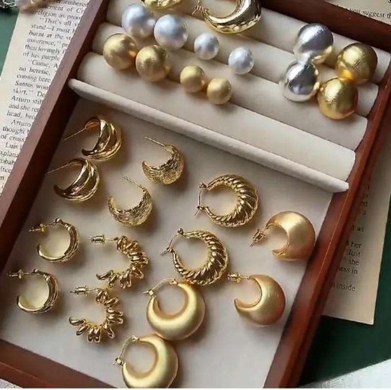 Vintage French Earrings Elegant Slouchy Winter Look Korean Wedding Large Pearl Earrings Women's Earrings Women's Jewellery
Vintage French Earrings Elegant Slouchy Winter Look Korean Wedding Large Pearl Earrings Women's Earrings Women's Jewellery