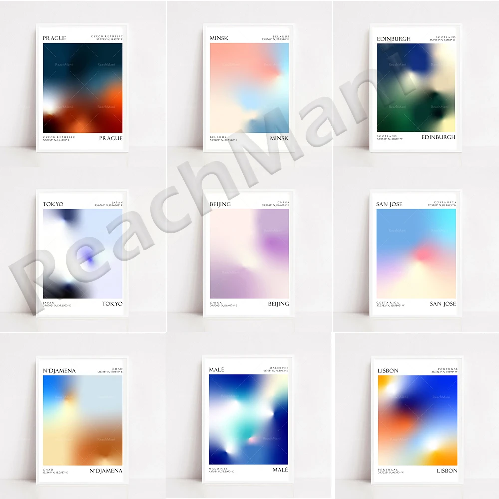 Maldives, New Zealand, Czech Prague, Japan, Yaounde, Edinburgh, Portugal, Belarus, Costa Rica, Cambodia gradient travel poster
Maldives, New Zealand, Czech Prague, Japan, Yaounde, Edinburgh, Portugal, Belarus, Costa Rica, Cambodia gradient travel poster