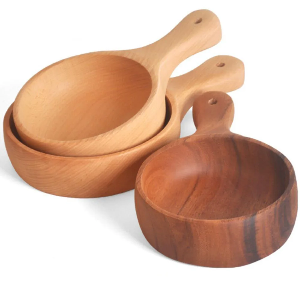 New Creative Design Environmental Wooden Bowl Protection With Handle Acacia&Beech Wood Salad Noodle Soup Fruit
New Creative Design Environmental Wooden Bowl Protection With Handle Acacia&Beech Wood Salad Noodle Soup Fruit