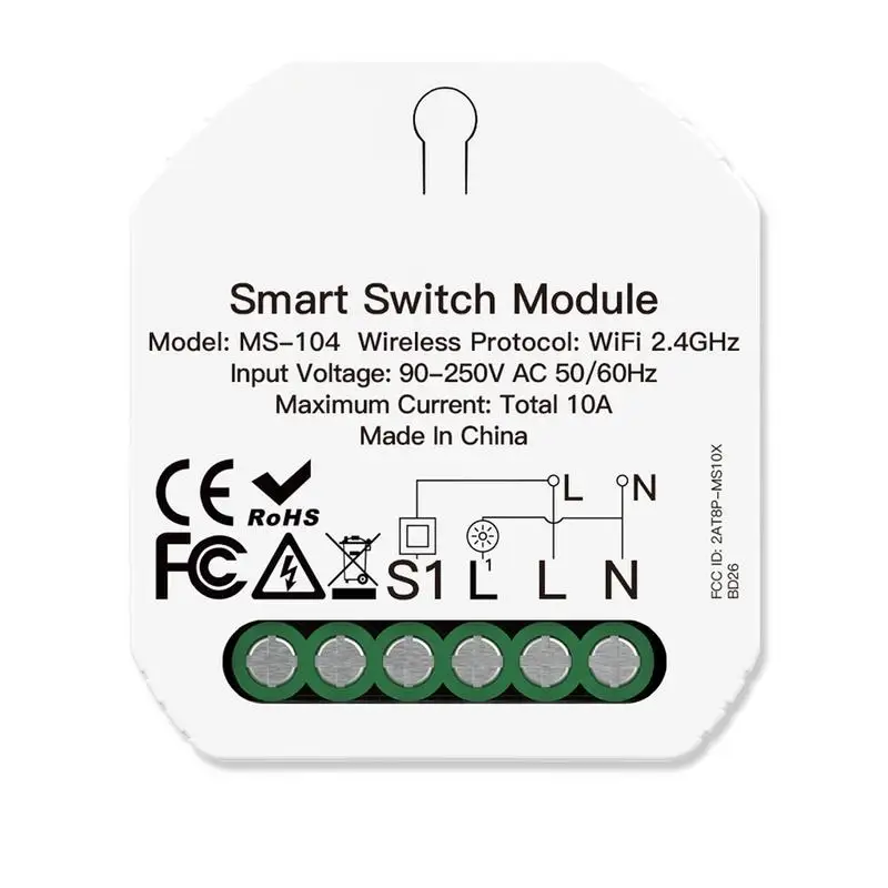 Mini Smart Relay Smart Relay Switch For Voice Remote Control Wireless Light Switch Module Work With Alexas & Google Home
Mini Smart Relay Smart Relay Switch For Voice Remote Control Wireless Light Switch Module Work With Alexas & Google Home
