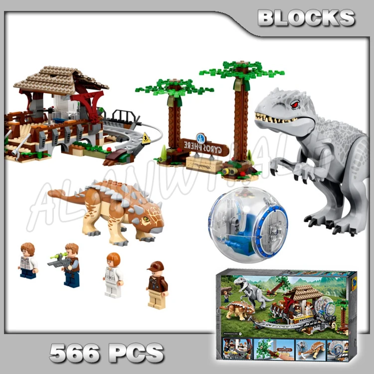 566pcs Jurassic World Indominous Rex vs. Ankylosaurus Dinosaur Park 11580 Model Building Blocks Sets Compatible With Gifts
566pcs Jurassic World Indominous Rex vs. Ankylosaurus Dinosaur Park 11580 Model Building Blocks Sets Compatible With Gifts