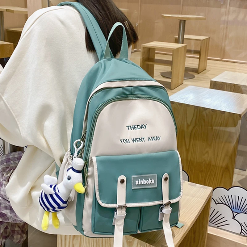 Large Capacity Nylon Women Backpack Trendy Waterproof School Bag for Teeangers Girls Design Travel Backpacks Student Bookbags
Large Capacity Nylon Women Backpack Trendy Waterproof School Bag for Teeangers Girls Design Travel Backpacks Student Bookbags