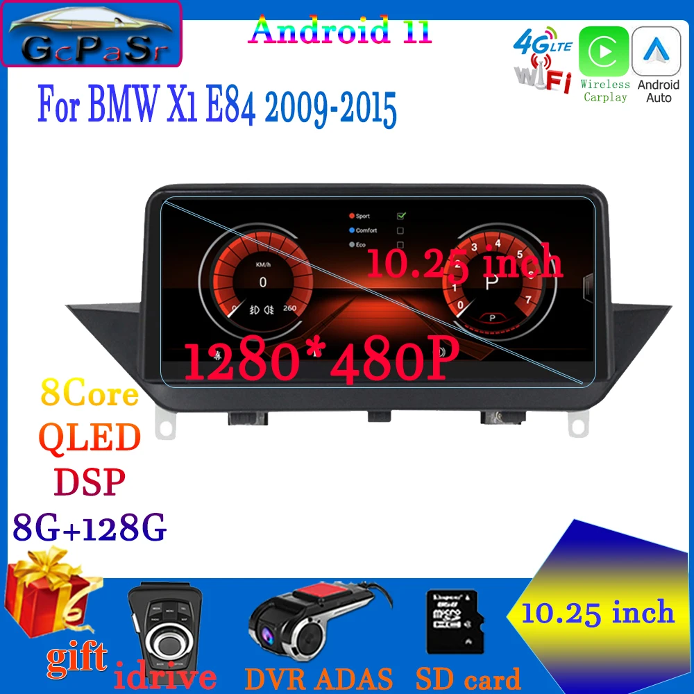 Android 11 Car DVD Player For BMW X1 E84 2009-2015 iDrive CIC System Multimedia Radio GPS Navi Audio Carplay
Android 11 Car DVD Player For BMW X1 E84 2009-2015 iDrive CIC System Multimedia Radio GPS Navi Audio Carplay