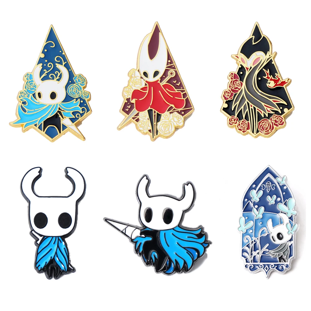 Hollow Knight Badges Enamel Pin Brooch Cute Lapel Pins for Backpacks Brooches Fashion Game Jewelry Accessories Gifts 
Hollow Knight Badges Enamel Pin Brooch Cute Lapel Pins for Backpacks Brooches Fashion Game Jewelry Accessories Gifts