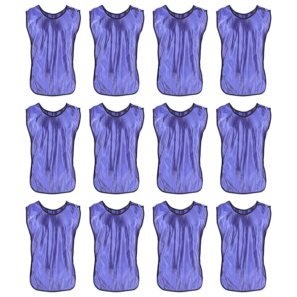 12pcs Purple Adult Training Vest Nylon Team Practice Pinnies Free Size for Football Basketball Fitness
12pcs Purple Adult Training Vest Nylon Team Practice Pinnies Free Size for Football Basketball Fitness