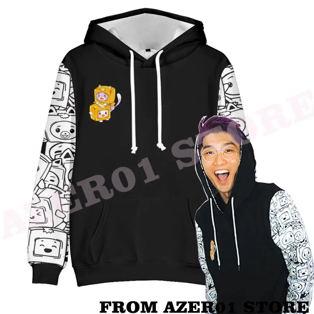 LANKYBOX Justin Adam Foxy Boxy Merch hoodies Spring Autumn Men Women Hooded Sweet Streetwear The Hoodies Kids Clothing
LANKYBOX Justin Adam Foxy Boxy Merch hoodies Spring Autumn Men Women Hooded Sweet Streetwear The Hoodies Kids Clothing