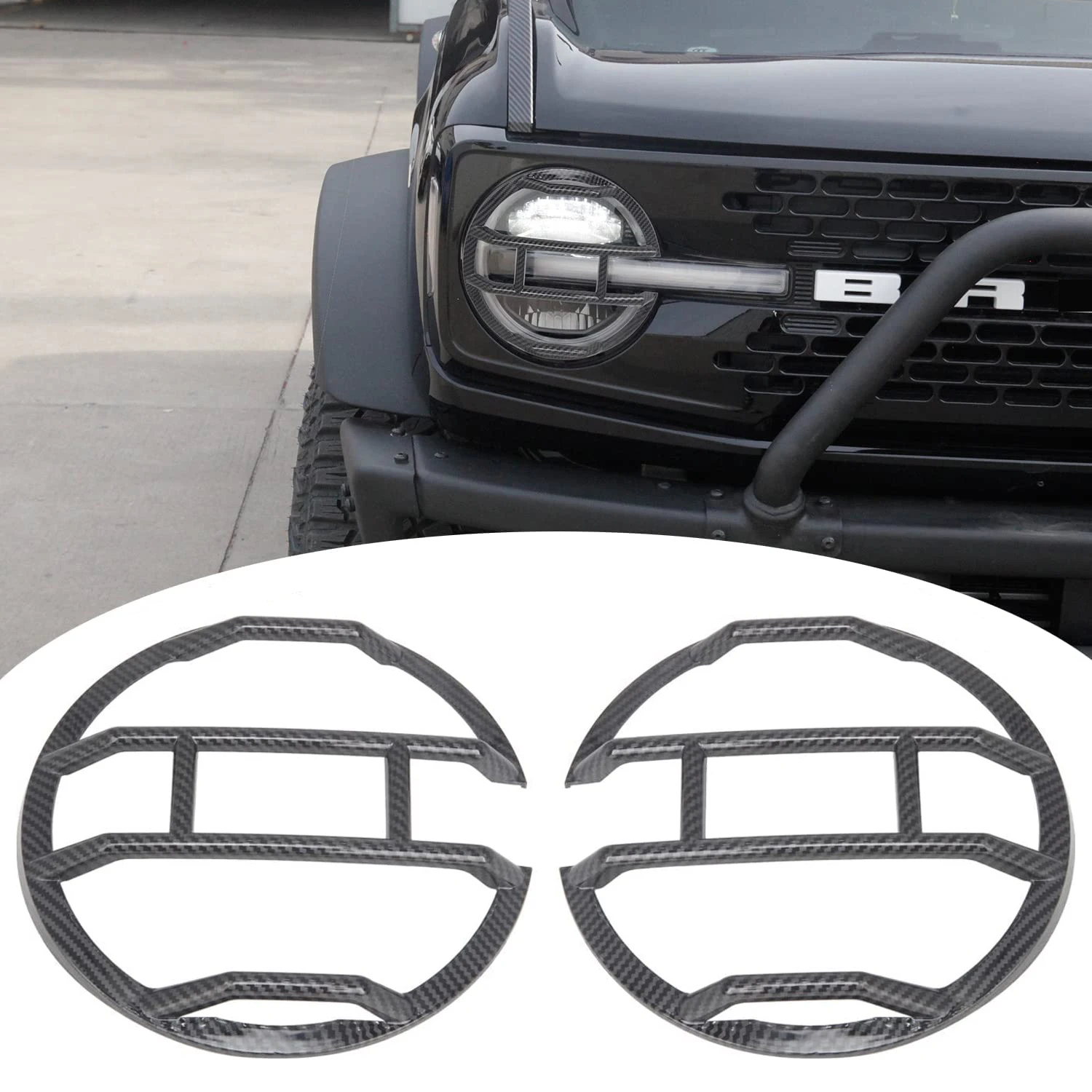 Car Front Headlight Guard ABS Decoration Sticker Cover Trim Lamp Hood For Ford Bronco 2021-2023
Car Front Headlight Guard ABS Decoration Sticker Cover Trim Lamp Hood For Ford Bronco 2021-2023
