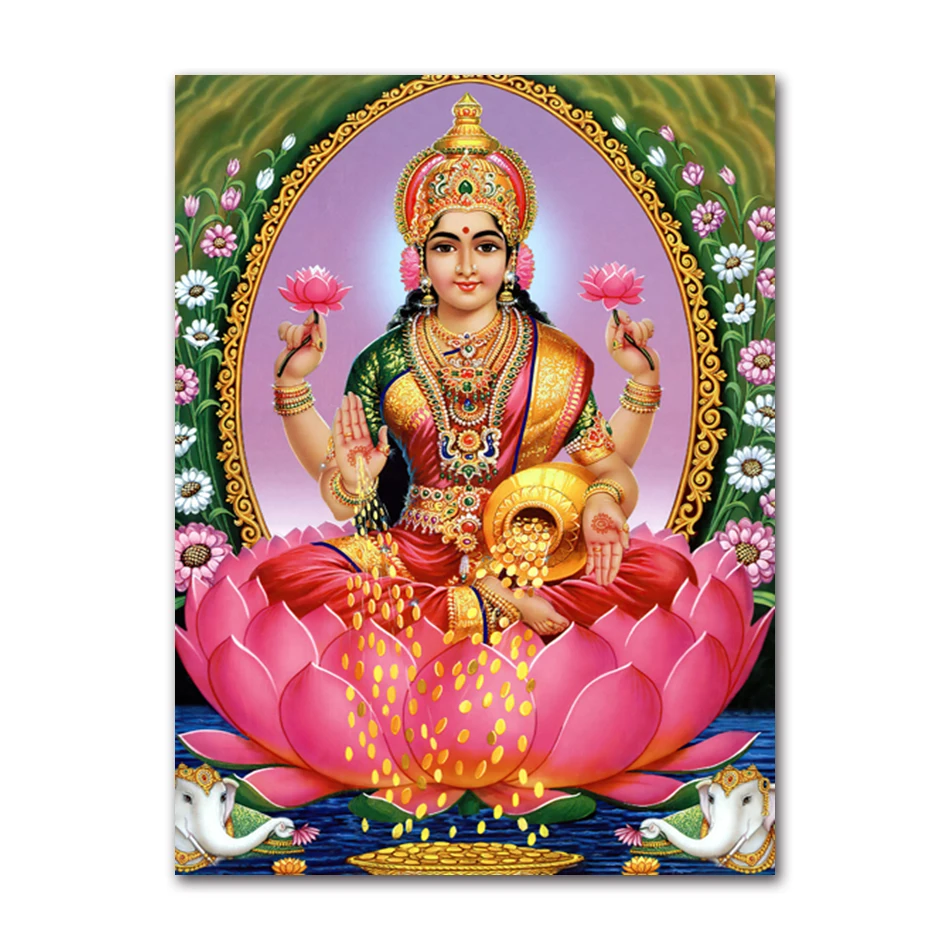 Картина на холсте Лакшми
Картина на холсте Лакшми