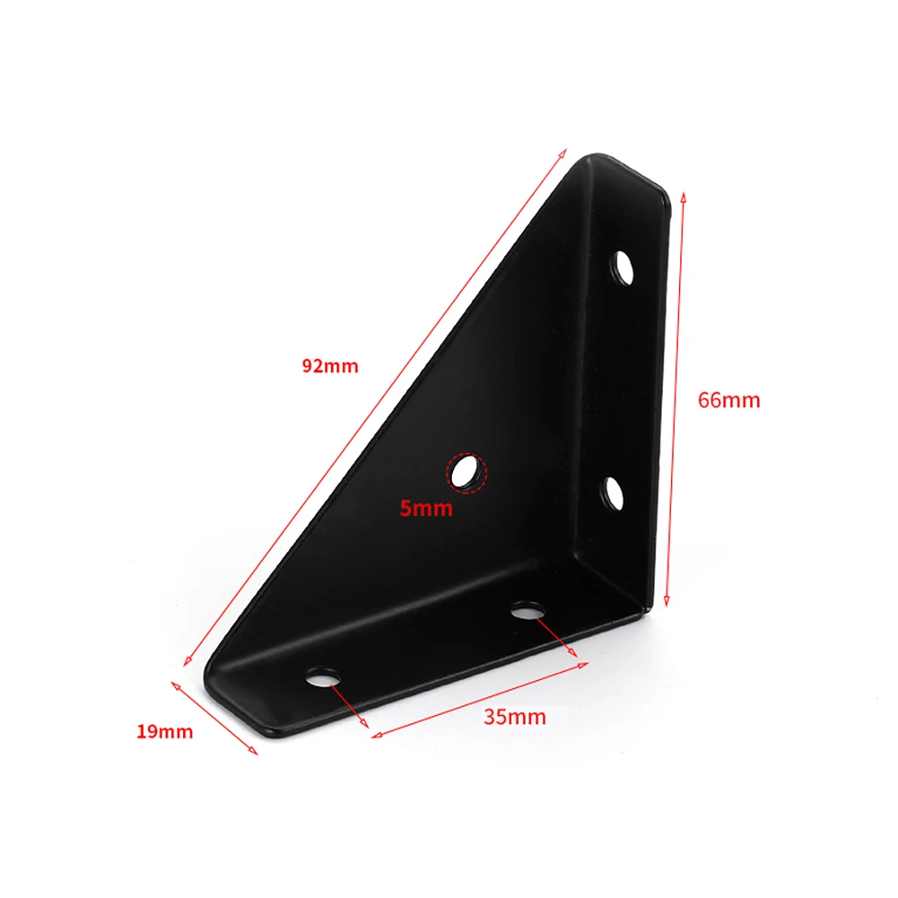 4PCS Heavy Iron Angle Corner Brackets Iron Black/White Protector Right Angle Corner Stand Triangular Reinforceme Tool
4PCS Heavy Iron Angle Corner Brackets Iron Black/White Protector Right Angle Corner Stand Triangular Reinforceme Tool