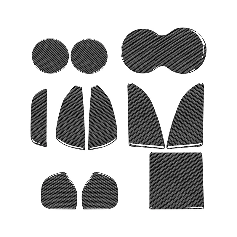 Carbon Fiber For 2015-2021 Dodge Challenger Cup Holder Insert Center Console Shifter Liner Trim Mats Sticker, 11Pcs
Carbon Fiber For 2015-2021 Dodge Challenger Cup Holder Insert Center Console Shifter Liner Trim Mats Sticker, 11Pcs