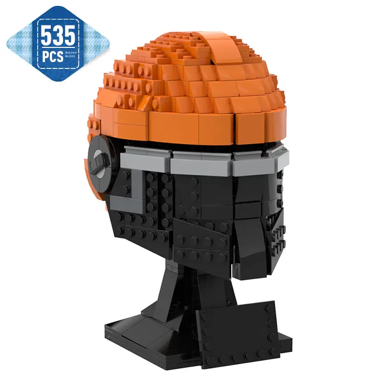 Moc Space Wars Fennec Shand Helmet Hunter Samurai Helmet Building Blocks Bobaed Fetted Statue DIY Constructor Children Toys Gift
Moc Space Wars Fennec Shand Helmet Hunter Samurai Helmet Building Blocks Bobaed Fetted Statue DIY Constructor Children Toys Gift
