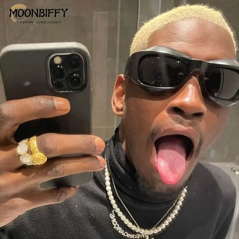 Steampunk Cycling Y2K Sunglasses Women Oversize Sport Sun Glasses for Men Driving Goggles Hip Pop Eyewear Occhiali Da Sole Donna
Steampunk Cycling Y2K Sunglasses Women Oversize Sport Sun Glasses for Men Driving Goggles Hip Pop Eyewear Occhiali Da Sole Donna