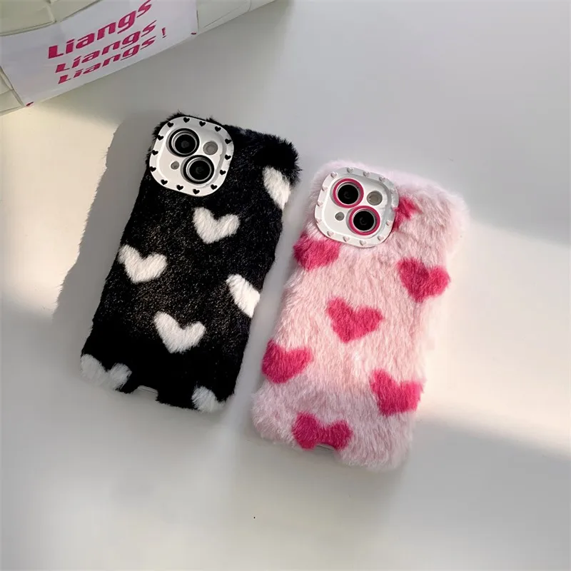 Cute Winter Keep Warm Plush Rose Red Heart Case For Iphone 14 13 12 11 Pro Max X Xs Xr Female Luxury Anti-drop Hard Cover Capa
Cute Winter Keep Warm Plush Rose Red Heart Case For Iphone 14 13 12 11 Pro Max X Xs Xr Female Luxury Anti-drop Hard Cover Capa