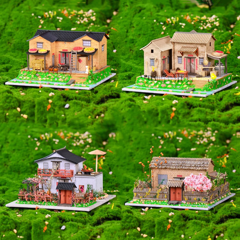 Diy Mini Casa Wooden Miniature Building Kits Chinese Country Doll Houses With Furniture Light Dollhouse Assembly Villa Toy Gifts
Diy Mini Casa Wooden Miniature Building Kits Chinese Country Doll Houses With Furniture Light Dollhouse Assembly Villa Toy Gifts