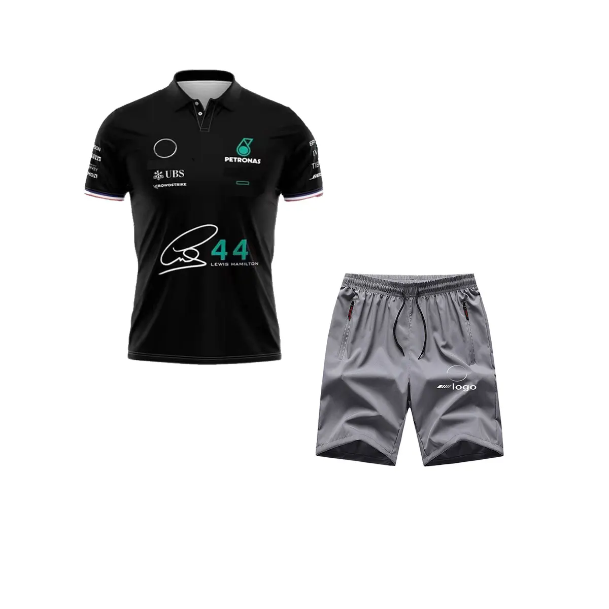 2022 Black F1 Racing Men's T-shirt Petronas Motorsprot Racing Team Summer Quicking Drying Cycling Suit Lapel Polo Shirt and Shor
2022 Black F1 Racing Men's T-shirt Petronas Motorsprot Racing Team Summer Quicking Drying Cycling Suit Lapel Polo Shirt and Shor