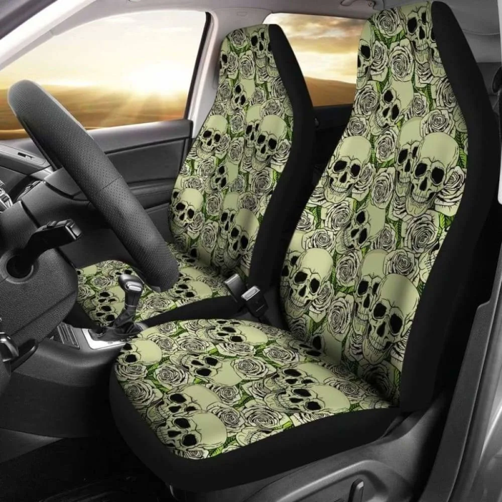 Set Of 2 Day Of The Dead Gothic Skulls Car Seat Cover,Pack of 2 Universal Front Seat Protective Cover
Set Of 2 Day Of The Dead Gothic Skulls Car Seat Cover,Pack of 2 Universal Front Seat Protective Cover