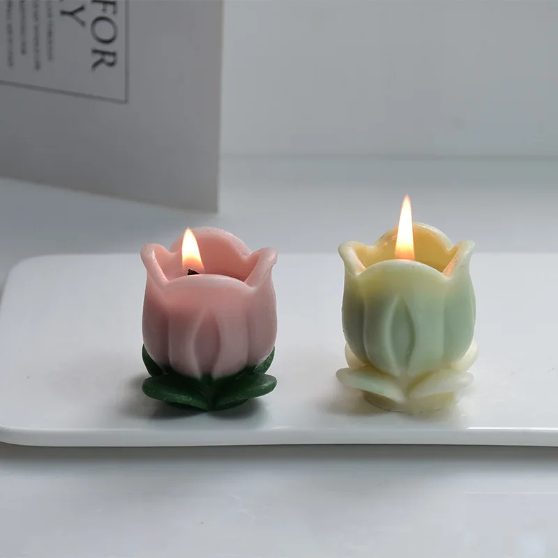 1Pcs Tulip Candles Silicone Mold 3D Hand-made Soap Mold Candle Molds For Candle Making 5*4.8cm
1Pcs Tulip Candles Silicone Mold 3D Hand-made Soap Mold Candle Molds For Candle Making 5*4.8cm