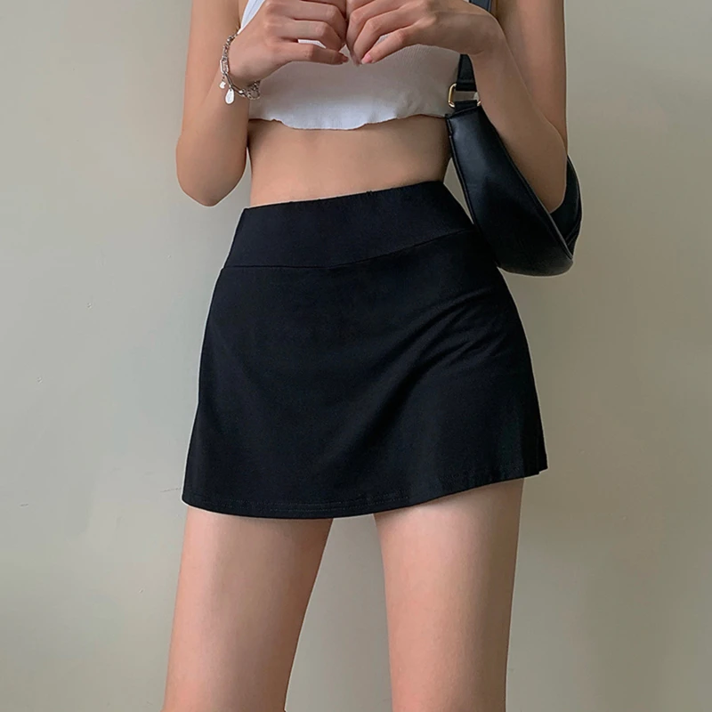 Gothic Women's Fashion Mini Skirt Y2k Dark Short Skirt Cute Irregular Split Casual Simple High Wwaist Elastic Sports Skirt
Gothic Women's Fashion Mini Skirt Y2k Dark Short Skirt Cute Irregular Split Casual Simple High Wwaist Elastic Sports Skirt