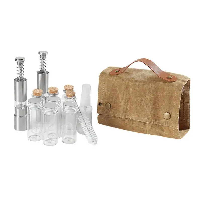 Travel Spice Kit Camping Seasoning Kit 12 Pieces Travel Seasoning Containers Spices And Seasonings Sets Camp Kitchen Organizer
Travel Spice Kit Camping Seasoning Kit 12 Pieces Travel Seasoning Containers Spices And Seasonings Sets Camp Kitchen Organizer