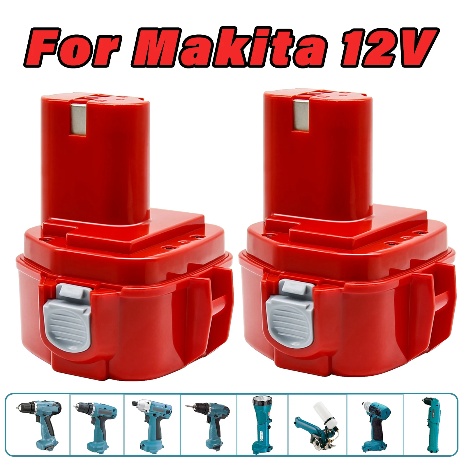 Powtree 3.0Ah/4.0Ah for Makita 12V NiMH Replacement Battery Power Tools Rechargeable Bateria PA12 1220 1222 1235 1233S 6271D L50
Powtree 3.0Ah/4.0Ah for Makita 12V NiMH Replacement Battery Power Tools Rechargeable Bateria PA12 1220 1222 1235 1233S 6271D L50