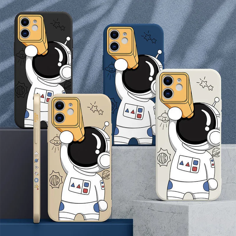 Cartoon Astronaut Explosive models Cases For iPhone 13 12 11 Pro Max Mini XR XS MAX 8 X 7 SE 2022 Fashion Shockproof Soft Shell
Cartoon Astronaut Explosive models Cases For iPhone 13 12 11 Pro Max Mini XR XS MAX 8 X 7 SE 2022 Fashion Shockproof Soft Shell