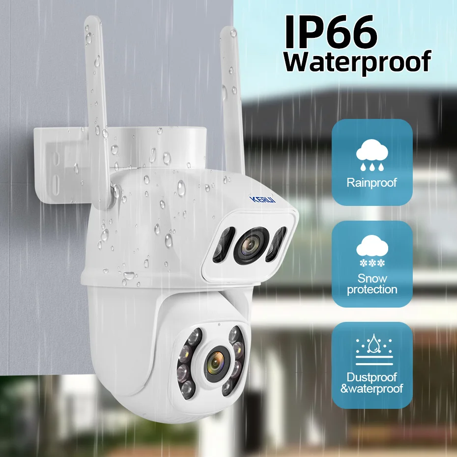 KERUI 6MP Camera Security Protection WIFI ICSEE Human Shape Tracking Camera With Dual Screen Color Wifi Survalance Camera CCTV
KERUI 6MP Camera Security Protection WIFI ICSEE Human Shape Tracking Camera With Dual Screen Color Wifi Survalance Camera CCTV