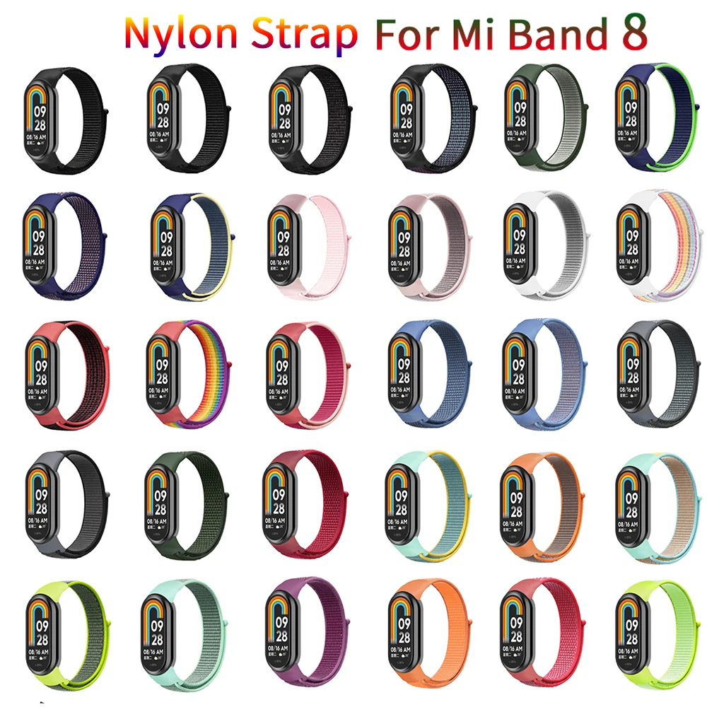 Nylon Strap for Xiaomi mi Band 8 Bracelet Soft Wristband Smart Replacement Sport loop Bracelet for Mi Band 8 NFC Belt Bracelet
Nylon Strap for Xiaomi mi Band 8 Bracelet Soft Wristband Smart Replacement Sport loop Bracelet for Mi Band 8 NFC Belt Bracelet