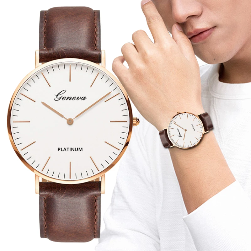 New Men's Watch Fashion Casual Ultra Thin Watches Simple Men Business Leather Quartz Wristwatch Clock Luxury Relogio Masculino
New Men's Watch Fashion Casual Ultra Thin Watches Simple Men Business Leather Quartz Wristwatch Clock Luxury Relogio Masculino
