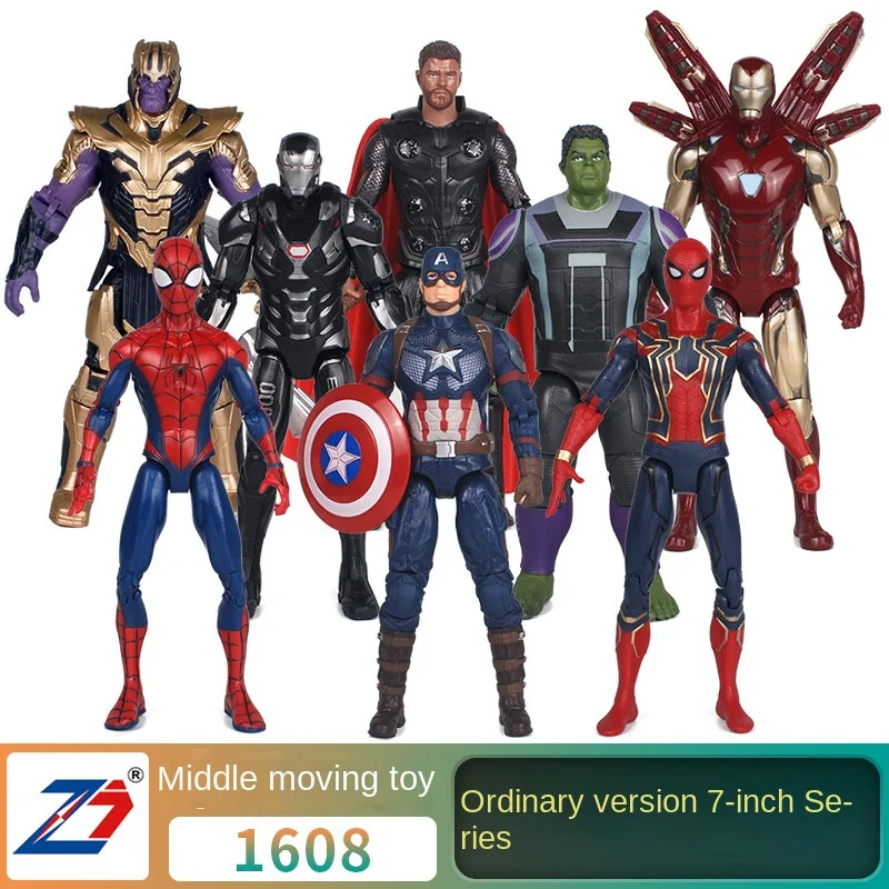 Disney's Avengers Captain America 17cm PVC Spider-Man Iron Man Middle Action Children's Model Figure Doll Toys Children's Gift
Disney's Avengers Captain America 17cm PVC Spider-Man Iron Man Middle Action Children's Model Figure Doll Toys Children's Gift