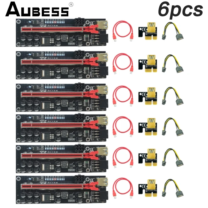 6 шт. PCIE Riser VER011 Pro USB 3,0 VER 011 Райзер для видеокарты кабельный Райзер PCI Express X16 расширитель адаптер карта для майнинга BTC
6 шт. PCIE Riser VER011 Pro USB 3,0 VER 011 Райзер для видеокарты кабельный Райзер PCI Express X16 расширитель адаптер карта для майнинга BTC