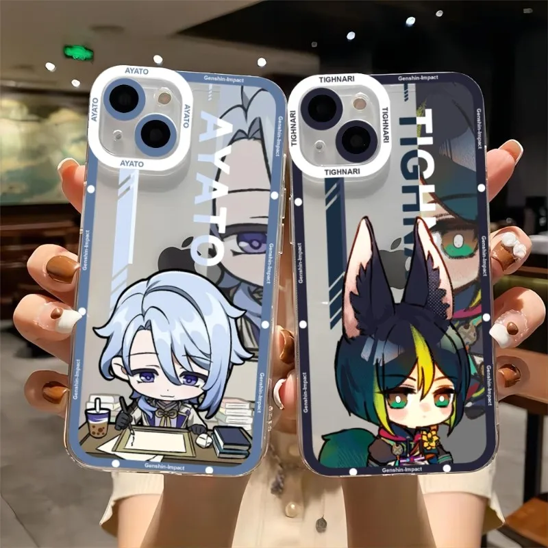Genshin Impact Ayato Phone Case Telefoon For IPhone 14ProMax 13 14 12 11 Pro Max Mini Transparent Fundas Soft Cover
Genshin Impact Ayato Phone Case Telefoon For IPhone 14ProMax 13 14 12 11 Pro Max Mini Transparent Fundas Soft Cover