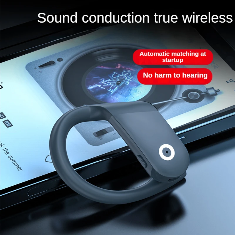 Sound Conduction Bluetooth Headset Non-in-ear Hanging Ear Anti-sweat Universal Type-c Fast Charge Wireless Bluetooth Headset
Sound Conduction Bluetooth Headset Non-in-ear Hanging Ear Anti-sweat Universal Type-c Fast Charge Wireless Bluetooth Headset