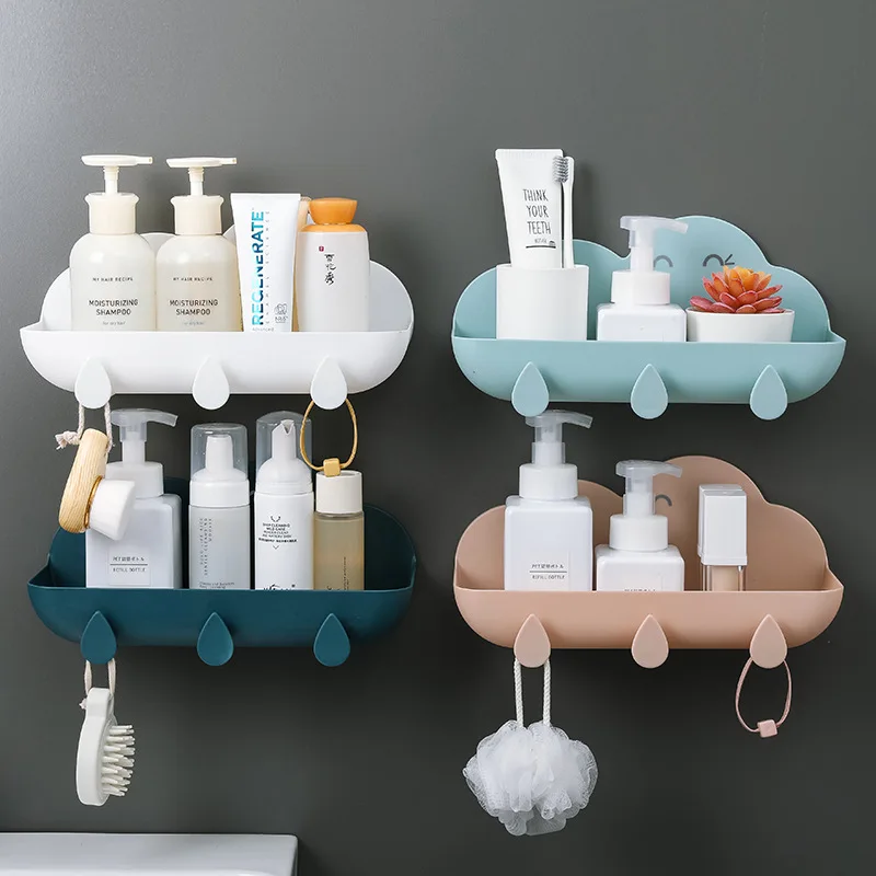 Bathroom Creative Cloud Storage Rack Toilet Storage Rack Free Punching Seamless Bedside Storage Rack Household Accessories
Bathroom Creative Cloud Storage Rack Toilet Storage Rack Free Punching Seamless Bedside Storage Rack Household Accessories