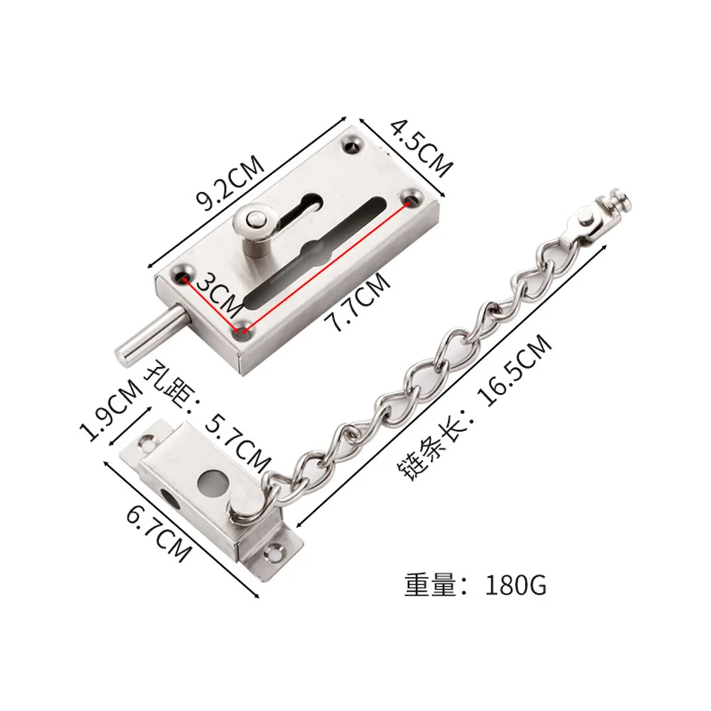 Security Door Chain Lock Anti-Theft Chain Door Chains Guard Door Chain Lock Anti-theft Door Latch Door Lock Hardware Multiple
Security Door Chain Lock Anti-Theft Chain Door Chains Guard Door Chain Lock Anti-theft Door Latch Door Lock Hardware Multiple