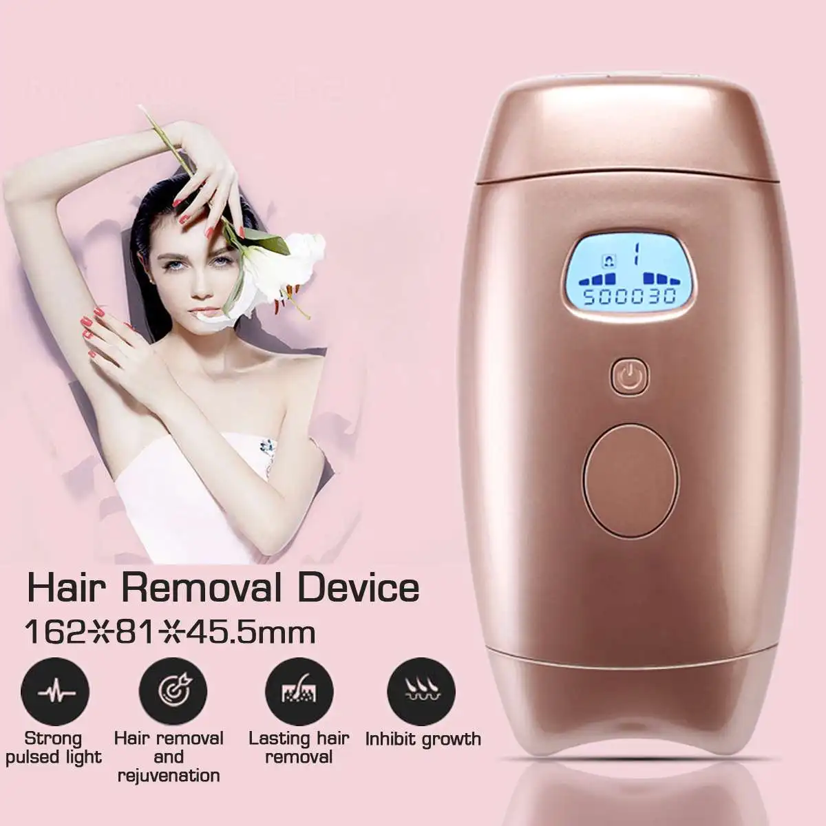 500000 Flash Professional Permanent Laser Epilator LCD Display Laser IPL Hair Removal Machine Photoepilator Painless Depilador
500000 Flash Professional Permanent Laser Epilator LCD Display Laser IPL Hair Removal Machine Photoepilator Painless Depilador