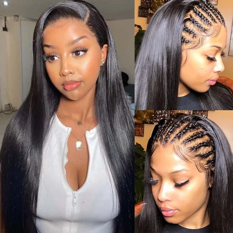 13x4 Straight HD Lace Front Human Hair Wigs Pre Plucked Remy Brazilian 4x4 Closure Wigs For Women Transparent Lace Frontal Wigs
13x4 Straight HD Lace Front Human Hair Wigs Pre Plucked Remy Brazilian 4x4 Closure Wigs For Women Transparent Lace Frontal Wigs